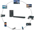 Miniatyrbilde 5 av 5: Mozos Mozos Vesa gulvstativ 32'' - 70'' + THEATER Soundbar