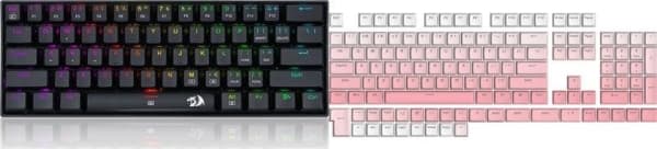 Redragon Redragon K630 DragonBorn Outemu Red Keyboard (RED-K630RGB) + Ombre Keycaps (A139)
