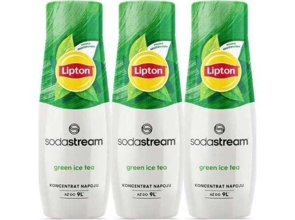 Sodastream 3 x Syrop Lipton Green Ice Tea 440 ml