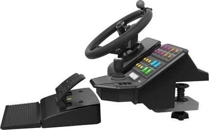 Logitech G Saitek Farm Sim Controller-ratt (945-000062) + G X56 Hotas (945-000059)