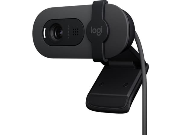 Logitech MX Keys S trådlöst grafittryckstangentbord för USA (920-011587) + Brio 100 (960-001585)