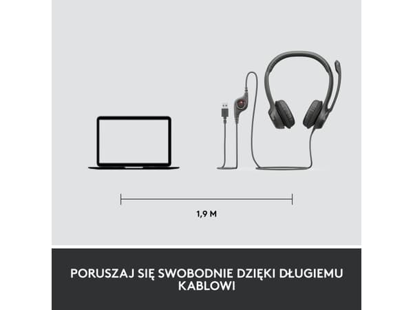 Internett-kamera Logitech C920 HD Pro (960-001055) + H390 (981-000406)