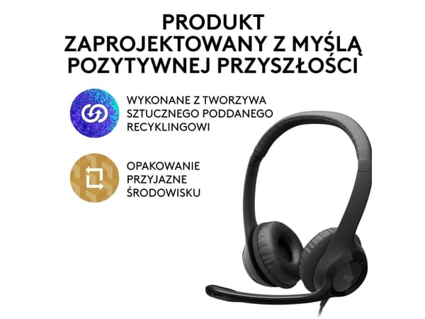 Internett-kamera Logitech C920 HD Pro (960-001055) + H390 (981-000406)