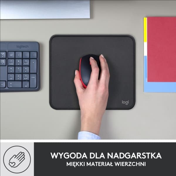 Logitech Logitech Logitech Mouse Corded M110 Quiet, harmaa, EMEA + Studio Series - GRAPHITE (956-000049)