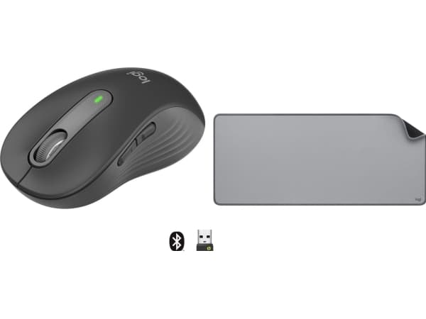 Logitech Mus M650 L Graphite (910-006348) + Studio Series - MID GREY (956-000052)