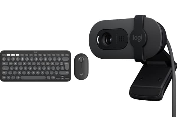 Klawiatura + mysz Logitech Pebble 2 Combo dla Mac (920-012244) + Brio 100 (960-001585)