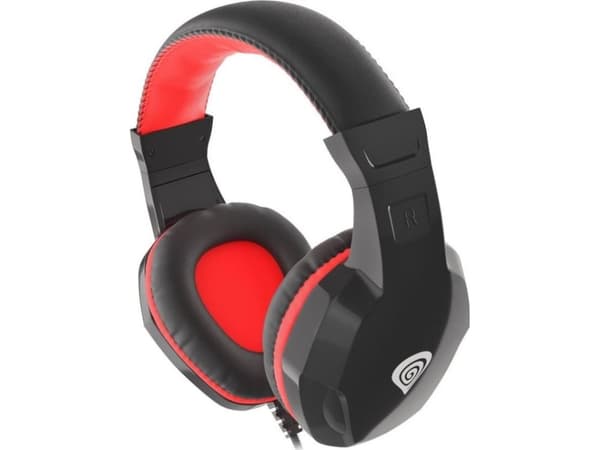 Genesis PALLAD 410 15,6" ryggsäck (NBG-1947) + Genesis Argon 110 Red hörlurar (NSG-1437)