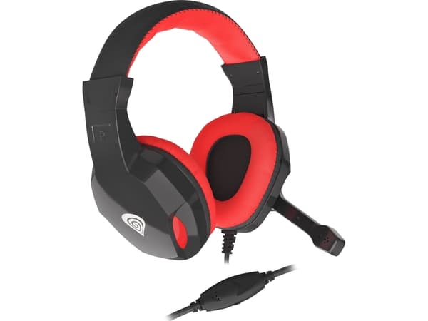 Genesis PALLAD 410 15,6" ryggsäck (NBG-1947) + Genesis Argon 110 Red hörlurar (NSG-1437)