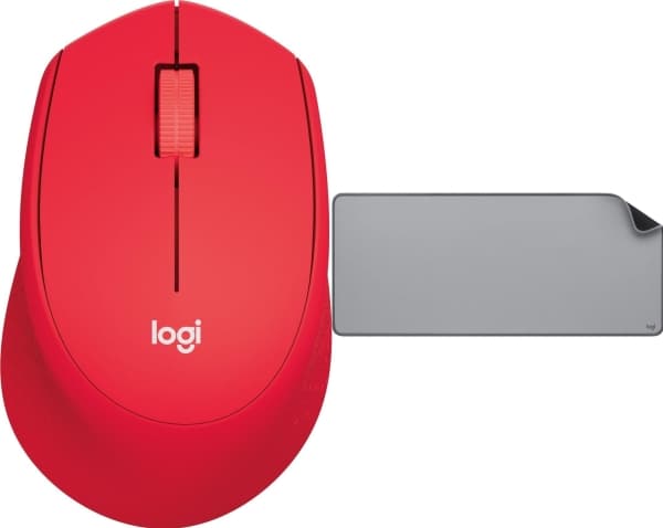 Mysz Logitech M330 Silent Plus (910-004911) + Studio Series - MID GREY (956-000052)