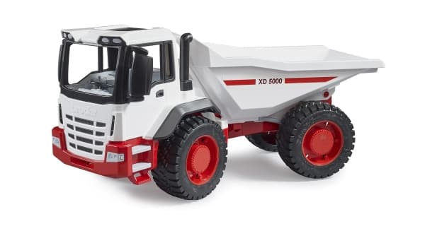 Bruder Tipper truck XD 5000 white and red