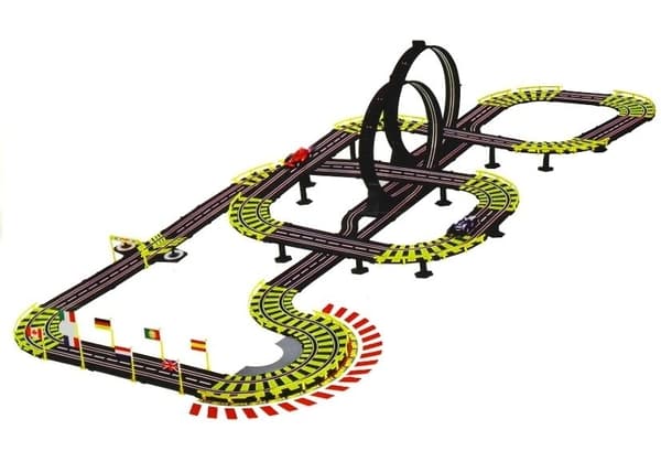 Elektrisk to-sporet racerbane - 12 meter
