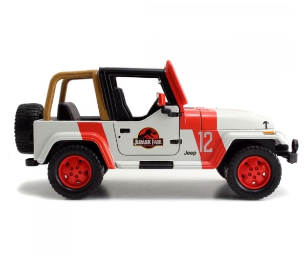 Jada Toys Jeep Wrangler, Jeep, 8 år, Rød, Hvit
