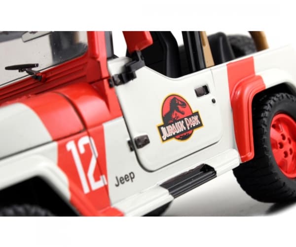 Jada Toys Jeep Wrangler, Jeep, 8 år, Rød, Hvit