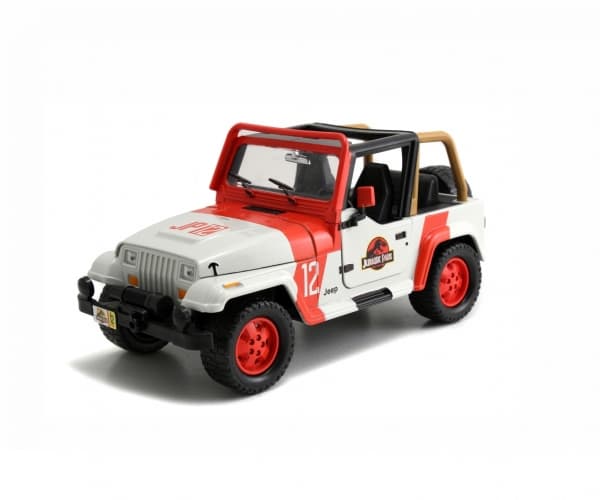 Jada Toys Jeep Wrangler, Jeeppi, 8 vuosi/vuosia, Punainen, Valkoinen