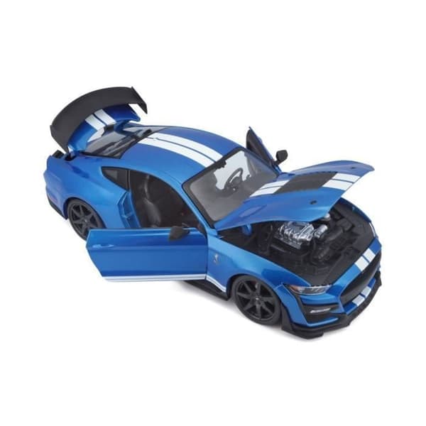 MAISTO 1/18 Ford SHELBY miniatyrfordon - Blå och vit - Interiör - Pojke - 3 år och över