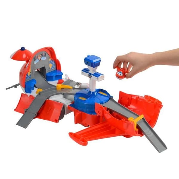 SUPER WINGS Playset Flygplan "Jett's Takeoff Tower" + 1 Jett "Pop-Transform" figur - EU720830