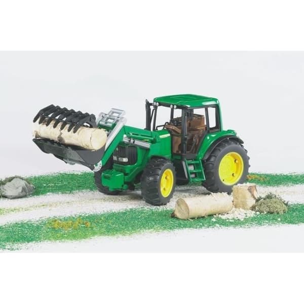 BRUDER - 2052 - Traktor JOHN DEERE 6920 med gaffel - 38 cm
