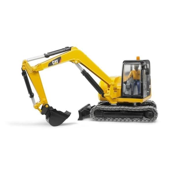 CATERPILLAR BRUDER 2466 minigrävare - Skala 1:16 - 41 cm - Gul