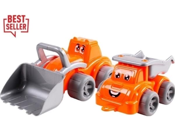 Technok Anleggsmaskiner. Gravemaskin og dumper