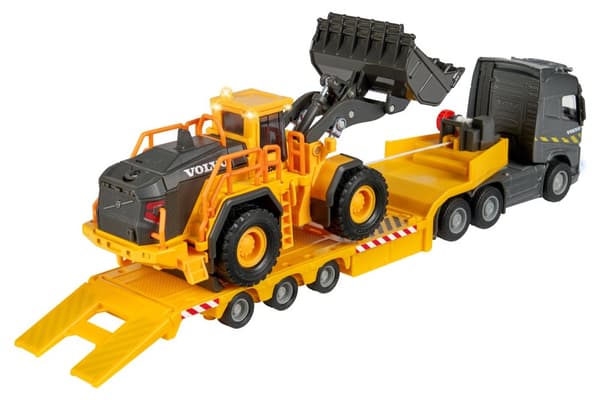 Volvo FH-16 Lastbil med L350H Hjullastare, Majorette Grand Series