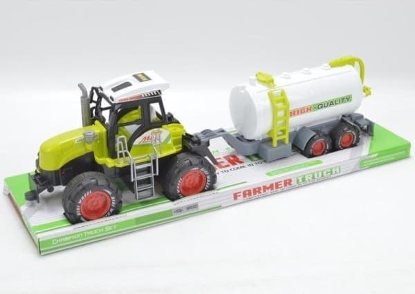 Traktor med tankbil