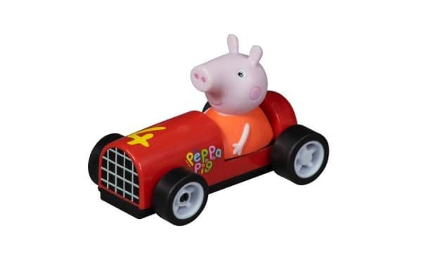 Carrera FIRST Peppa Pig Soopbox Race, Racingkjøretøy og banesett, 3 år, Flerfarget