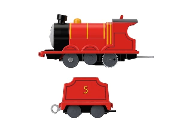 Thomas & Friends Motorized James Engine, Tog, 3 år, AAA, Plast, Sort, Rød