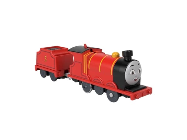 Thomas & Friends Motorized James Engine, Tog, 3 år, AAA, Plast, Sort, Rød