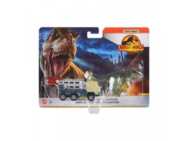 Mattel Pojazd fyrstikkeske Jurassic World Transporter Dinozaur?w Giant Dino Loader