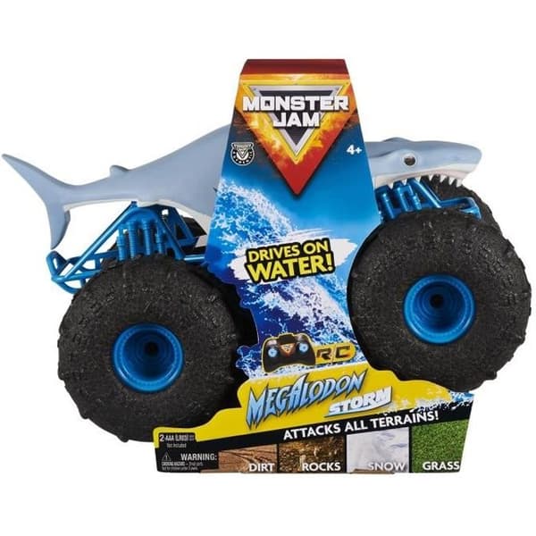 MONSTER JAM RC - MEGALODON STORM - SKALA 1:15 - 6056227 - Radiostyrd fordonsbil