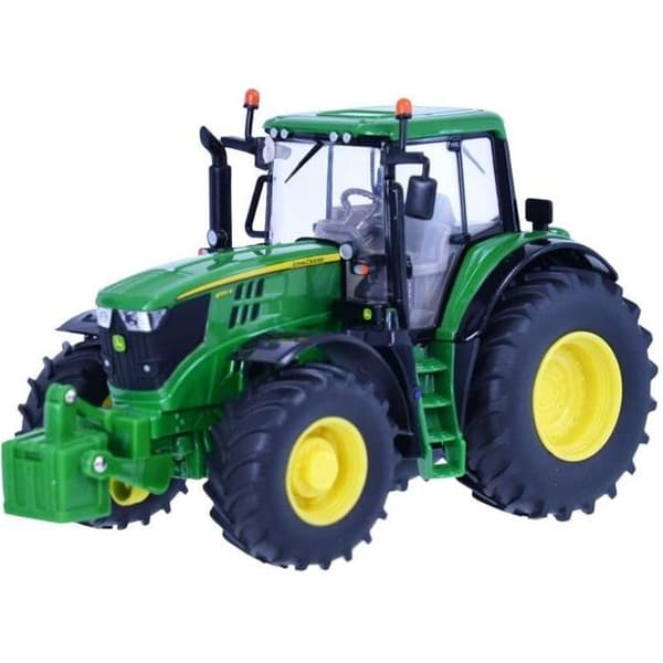 JOHN DEERE 6195M traktor i metall och slitstark plast - Skala 1/32