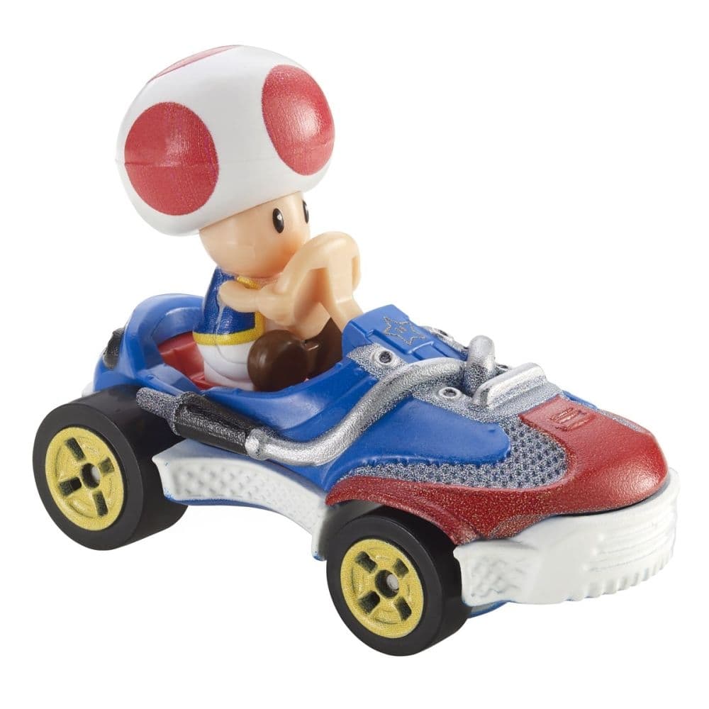 Hot Wheels Mario Kart Replica Diecast 164, Toad Standard Kart CDON