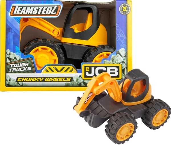 HTI Teamsterz JCB Byggekjøretøy gravemaskin store hjul