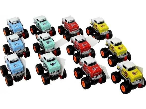 Lean Sport Auto 4x4 klassisk modell på store hjul 4 farger
