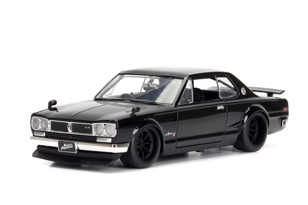Jada Toys 253203004, Modellpersonbil, Förmonterad, 1:24, Nissan Skyline 2000 GT-R, Alla, Svart