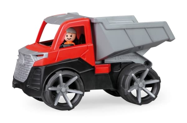 Lena TRUXX Dump Truck - 29cm, Dumper, 2 År, Gummi, Stål, Grå, Röd