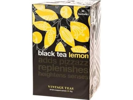 Vintage Teas Vintage Teas Svart Te Citron - 30 påsar