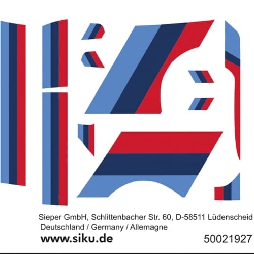 BMW Z4 M40I & Stickers 1:50 - Siku