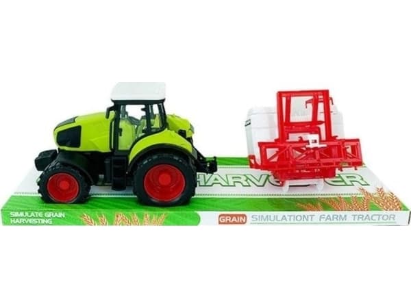 Traktor med släpvagn