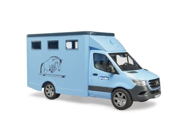 Bruder Mercedes-Benz Sprinter animal transport with horse toy