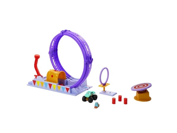 Disney Pixar Cars Disney och Pixar Bilar Showtime Loop-lekset, Set med ...