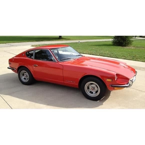 Diecast-modeller - Datsun 240Z röd 1971 1/18 Maisto