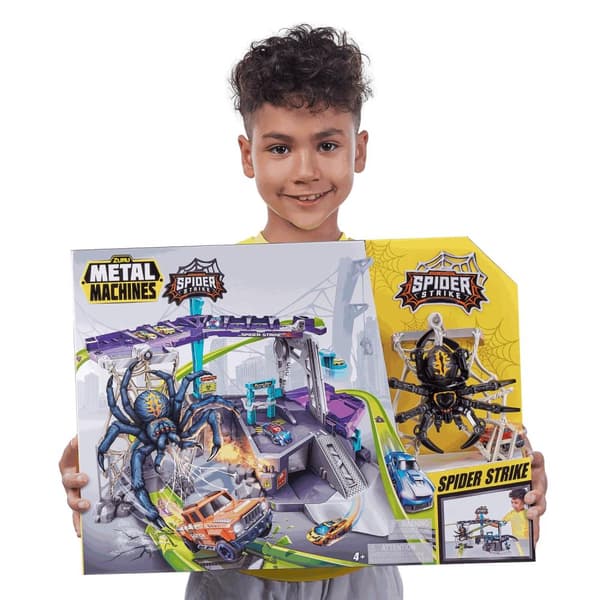 Zuru Metal Machines Spider Strike Garage legesæt
