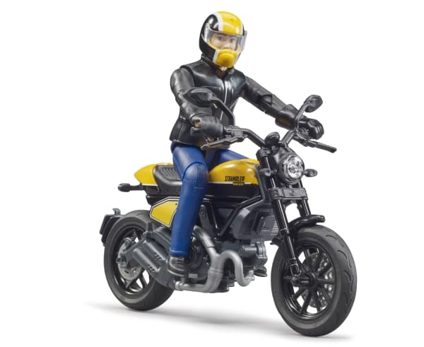 Bruder Ducati Scrambler FT motorcycle toy