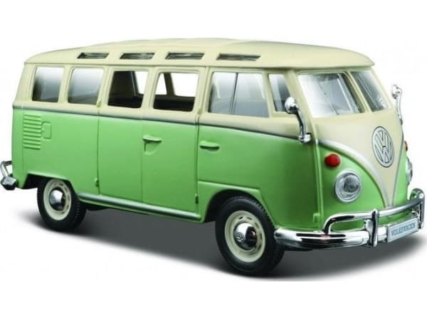 Maisto 31956-GR, Van, Montert på forhånd, 1:25, Volkswagen Bulli T1 Van, Alle kjønn, Grønn