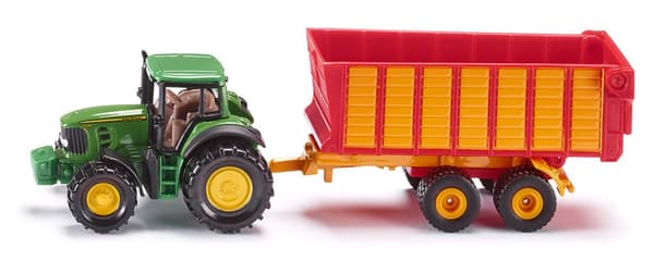 Siku John Deere With Silage Trailor No 1650