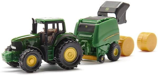 Siku John Deere Tractor With Baler No 1665
