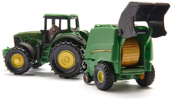 Siku John Deere Tractor With Baler No 1665