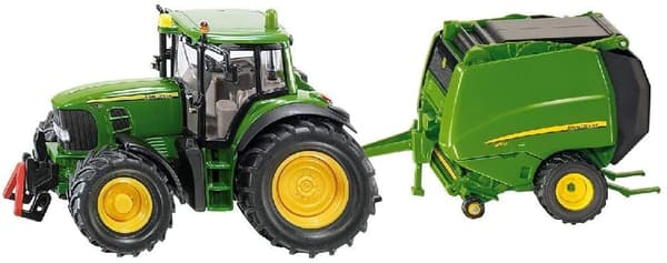 Siku John Deere Tractor With Baler No 1665