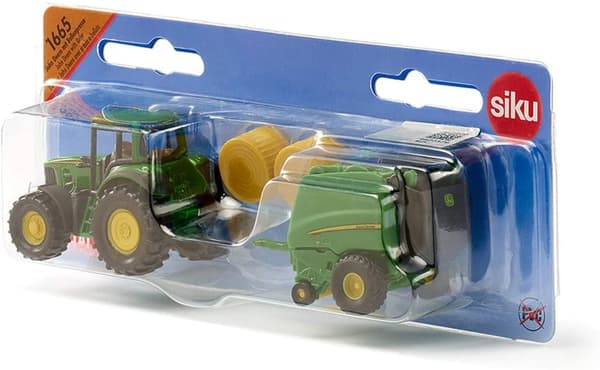 Siku John Deere Tractor With Baler No 1665